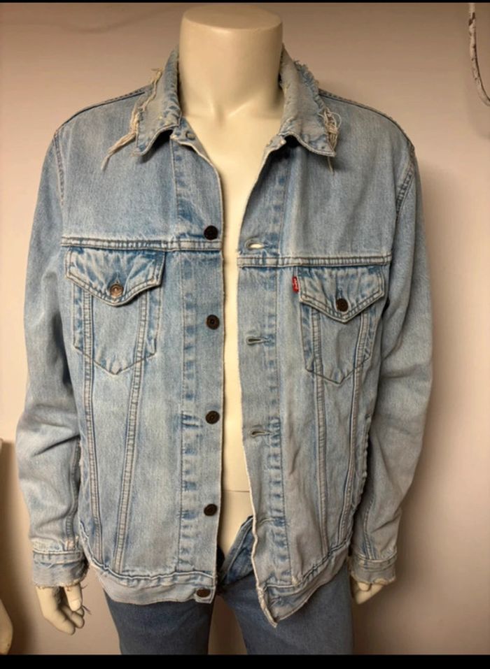 Veste Levi's Vintage en Jean - Taille XL - photo numéro 4