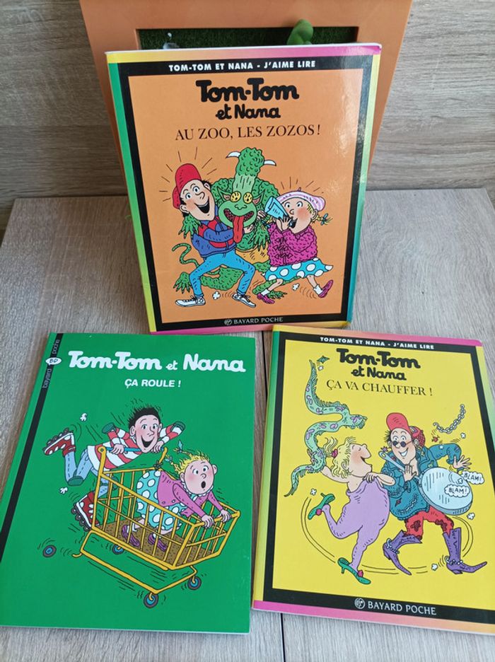 Lot 3 Livres enfant Tom-Tom et Nana