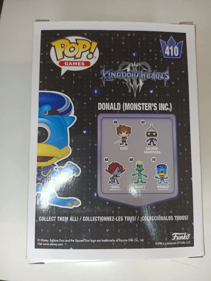 Figurine Funko game kingdom hearts n°410 Donald monsters Inc - photo numéro 4