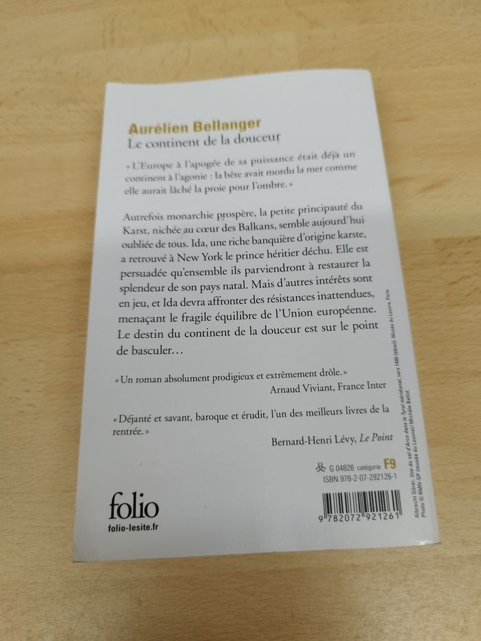 Aurélien Bellanger

Le continent de la douceur - photo numéro 2