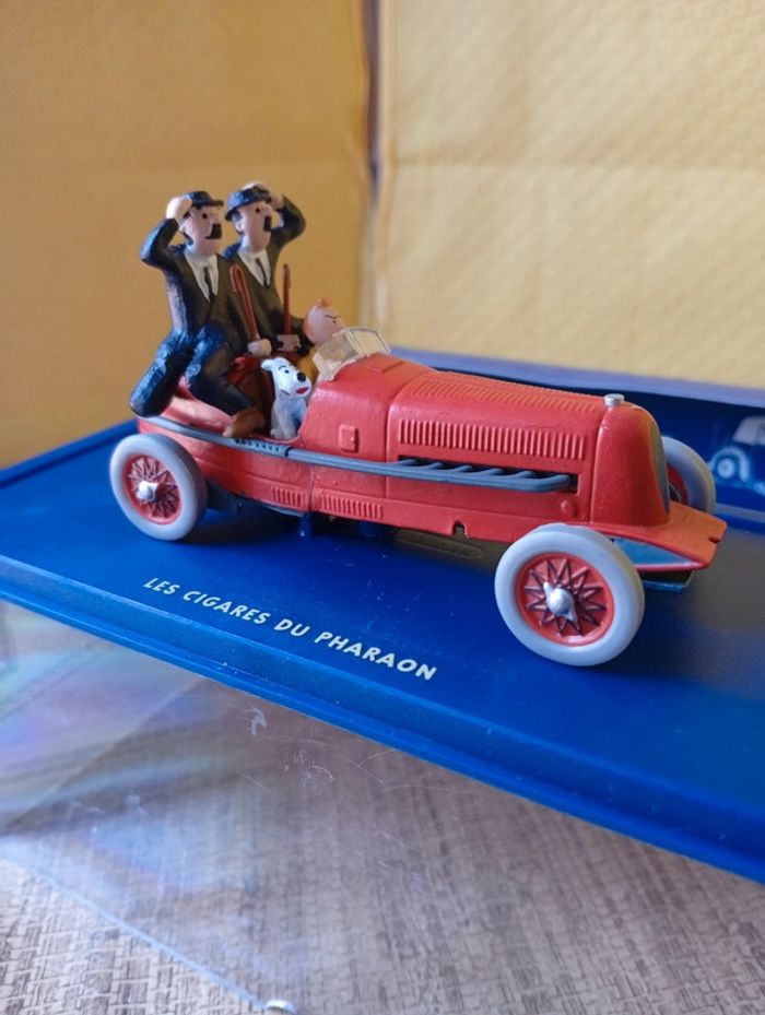En voiture Tintin les Cigares du pharaon Hergé moulinsart 2001 - photo numéro 4