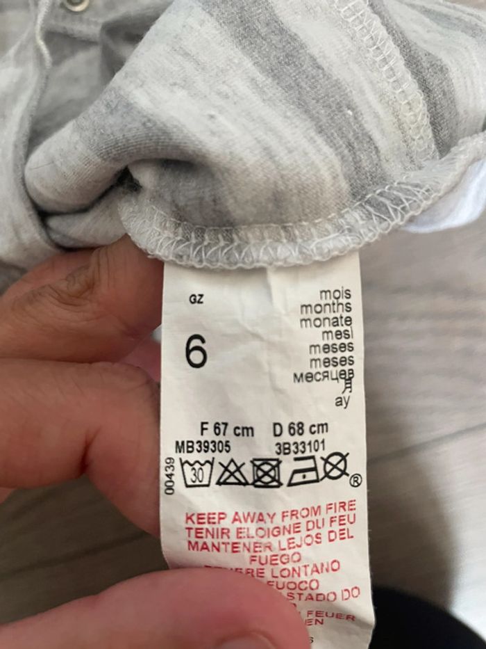 Barboteuse 3 pommes 6 mois - photo numéro 4