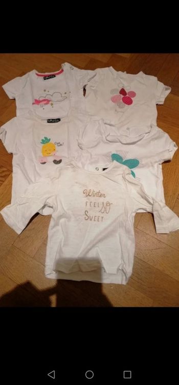 Lot de 5 tee shirt 3 mois