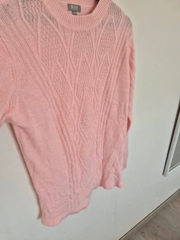 Pull bleu-bonheur taille 42/44 - photo numéro 4