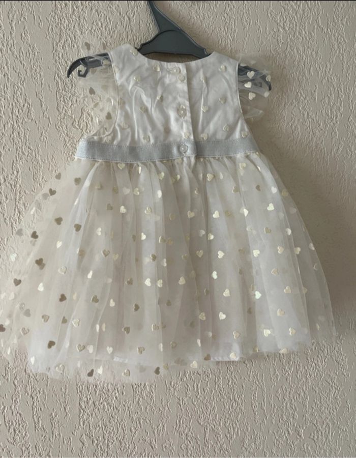 Robe avec motifs cœurs cérémonie - photo numéro 2
