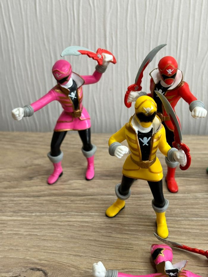 Lot de 5 figurines power rangers bandai 2014 - photo numéro 2