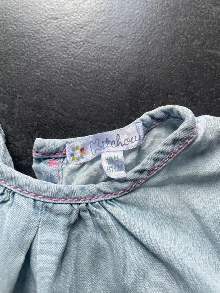 Blouse jeans léger 18 mois - photo numéro 3