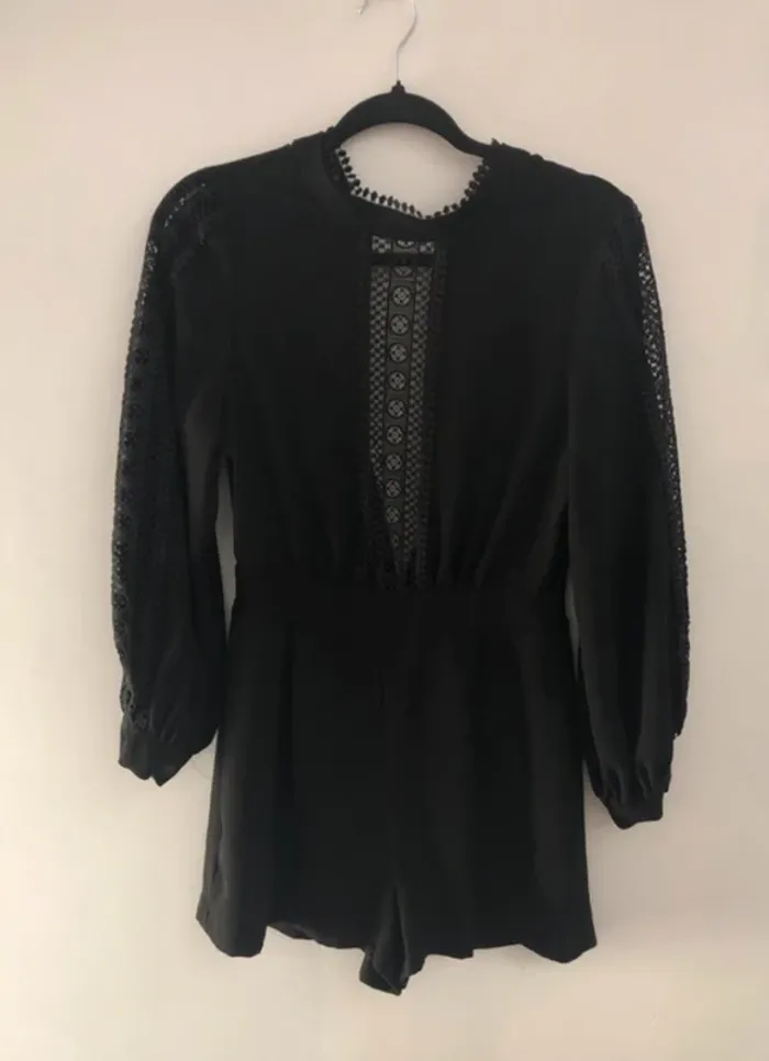 Combinaison short Zara dos échancré TBE Taille S
