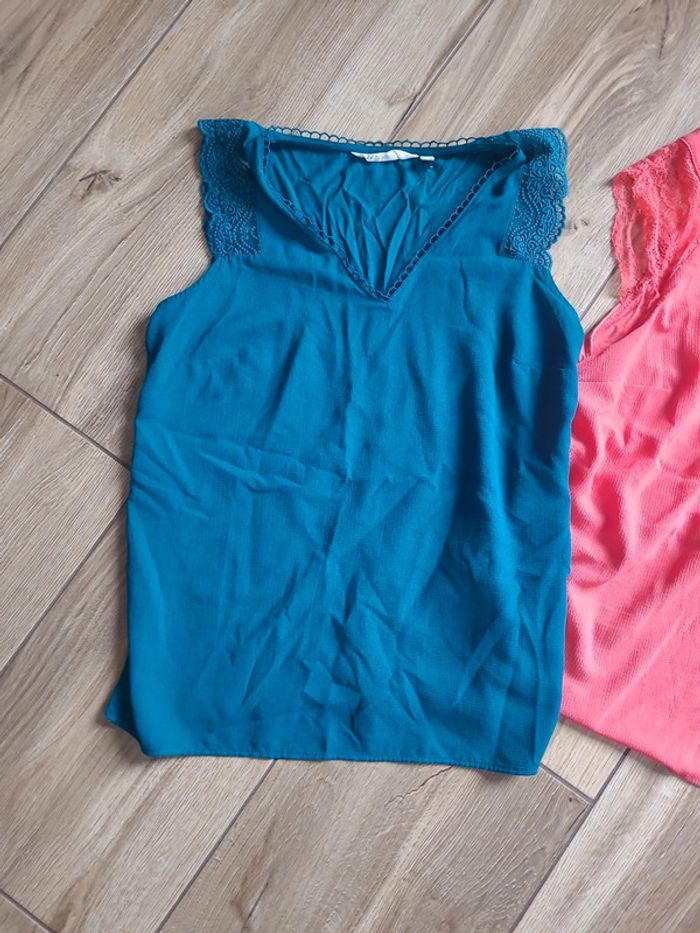 Lots de 2 débardeurs taille S - photo numéro 2