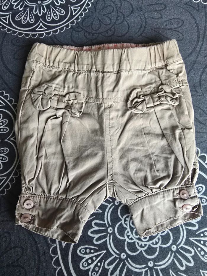 Ensemble pull et pantacourt marron 3 mois - photo numéro 2