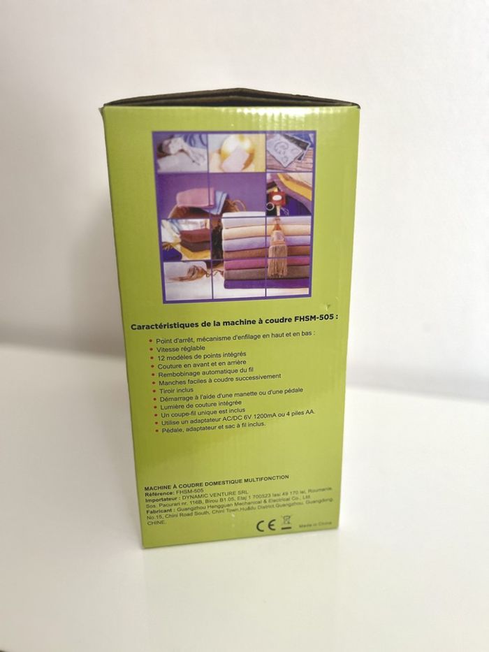 Machine à coudre neuve, jamais utilisée, dans son carton Largeur 27,5 cm x hauteur 26 cm x profondeu - photo numéro 6