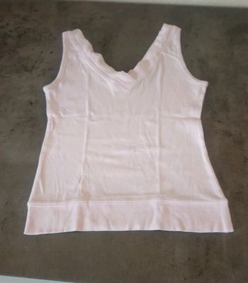 Débardeur rose mal taille 36