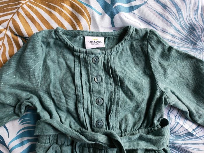 Combinaison manches longues bébé fille. 3 mois. - photo numéro 2