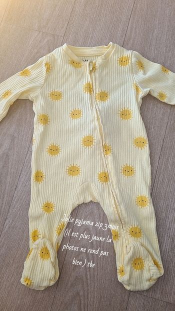 Pyjama motif soleil