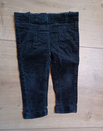 Pantalon velours 12 mois fille