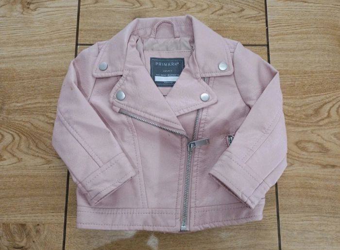 Veste cuire rose - photo numéro 2