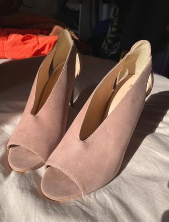 Talons rose daim Eram