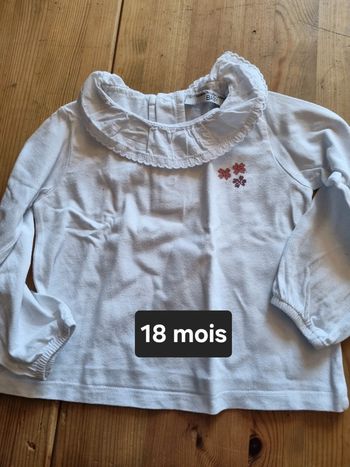 Tee shirt manche longue fille