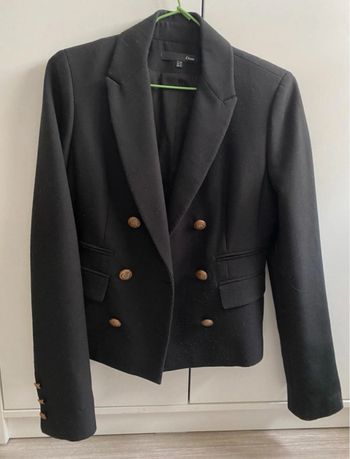 Veste de tailleur noir femme 