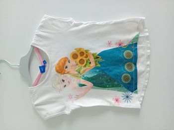 T-shirt La Reine des Neiges 5 ans fille 