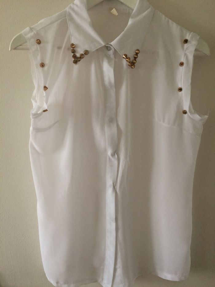 Haut blanc neuf taille S