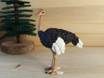 Figurine autruche animal de la savane