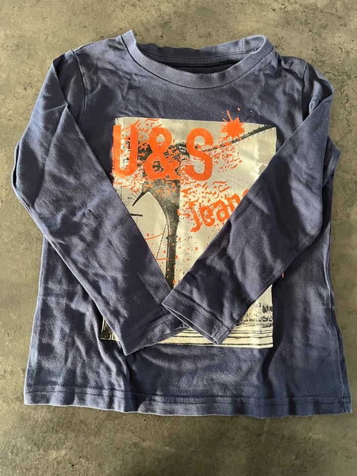 T-shirt manches longues marine US Jeans