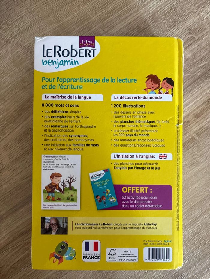 Dictionnaire Le Robert 5-8 ans - photo numéro 2