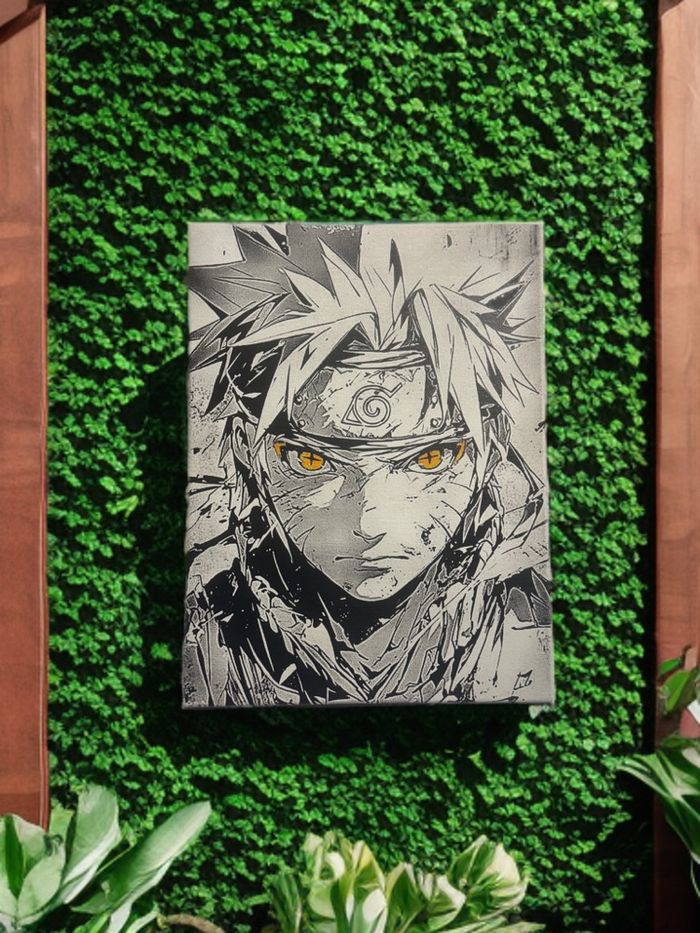 Tableau Naruto mode ermite – Regard de Sennin – en toile 30x40cm - photo numéro 4