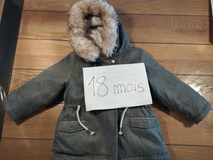 Lot n°503 Manteau bébé fille 3 en 1 Okaïdi 18 mois