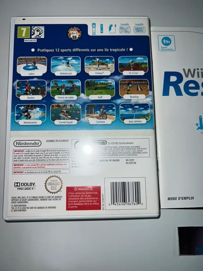 Wii Sports Resort - Nintendo Wii Avec Notice Et Point VIP Version Française - photo numéro 8