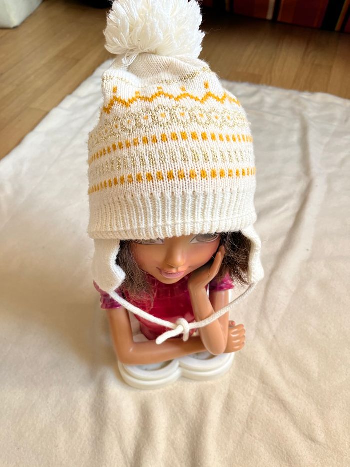Bonnet pompon 2 à 3 ans - photo numéro 4