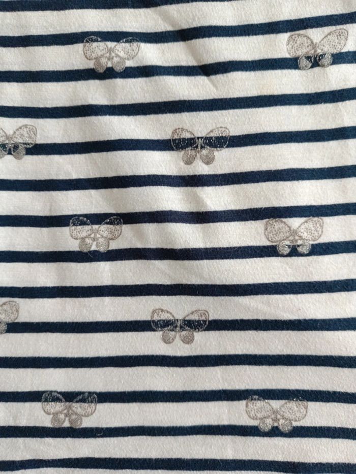 Haut manches longues marinière 12 ans - photo numéro 2