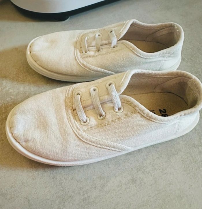 🌼espadrille blanche pointure 28🌼 - photo numéro 4