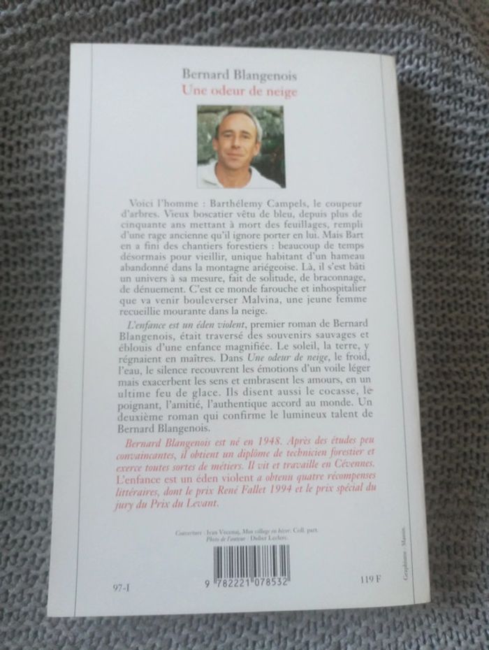Bernard Blangenois - Une odeur de neige - photo numéro 2