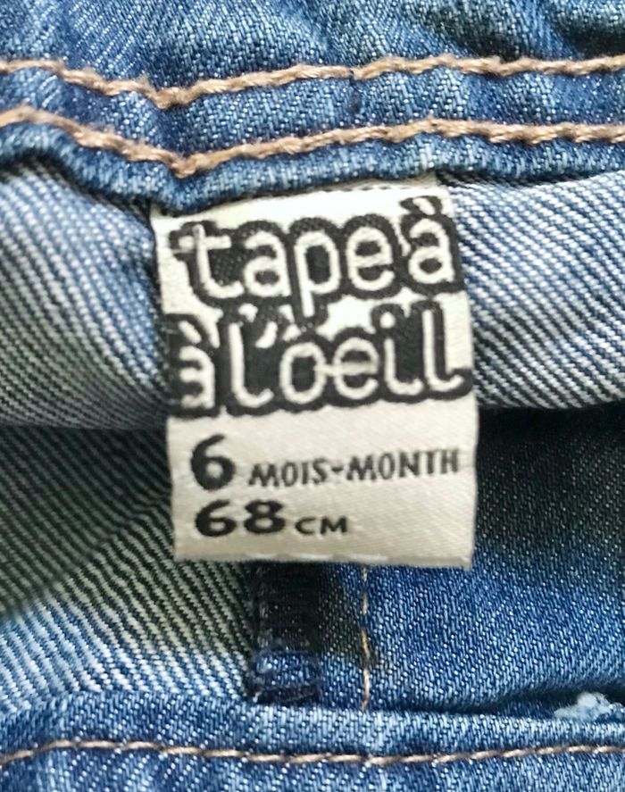 Jeans bleu 6 mois (TàO) - photo numéro 3