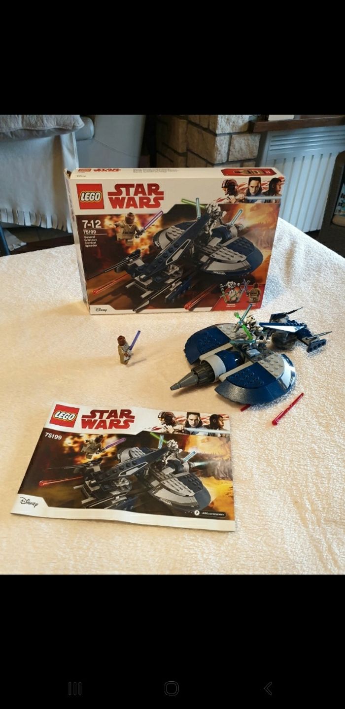 Lego Star Wars 75199 - Le Speeder de combat du Général  Grievous