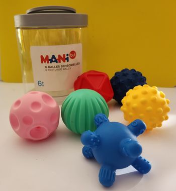 OXYBUL Baril 6 balles sensorielles