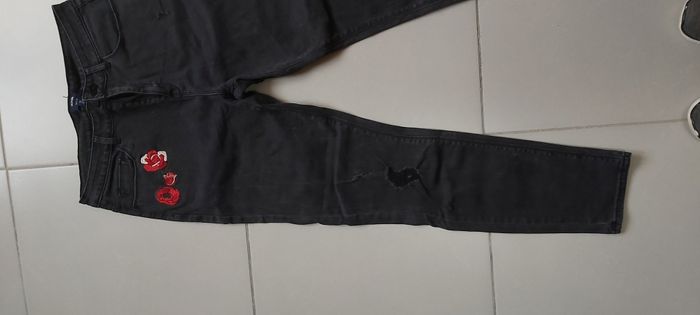 Jeans slim fit Motif fleur 40 - photo numéro 3