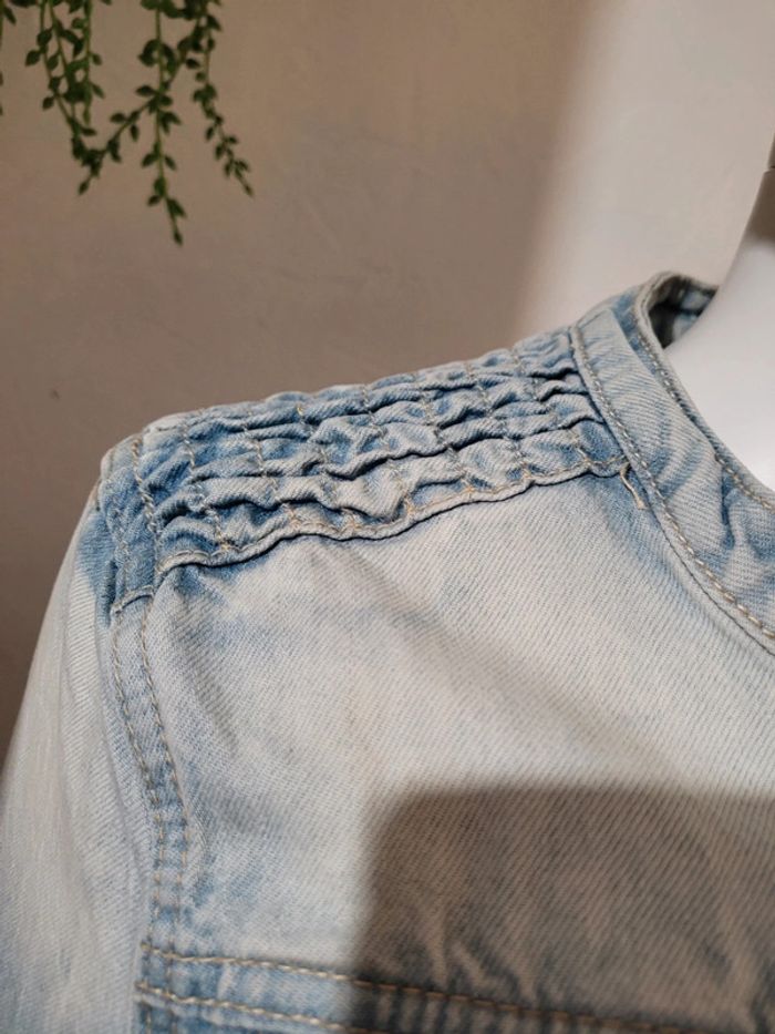 Blouson en jean délavé - photo numéro 3