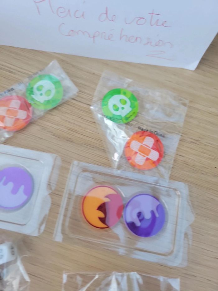 Gros lot accessoires jeu de carte pokemon dé jeton marqueur - photo numéro 3