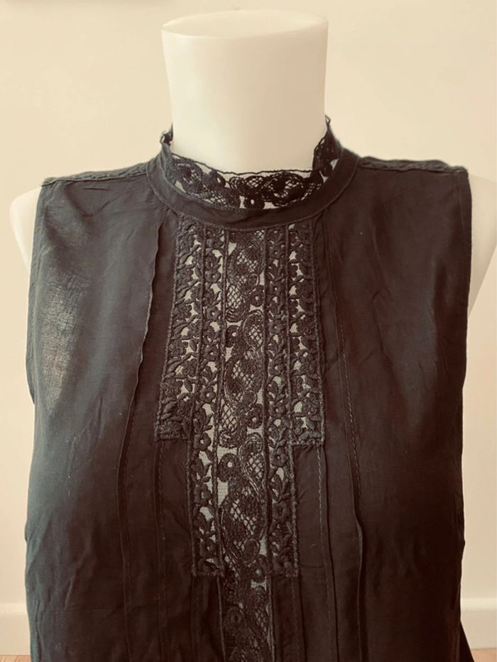 Blouse sans manche dentelle - photo numéro 12