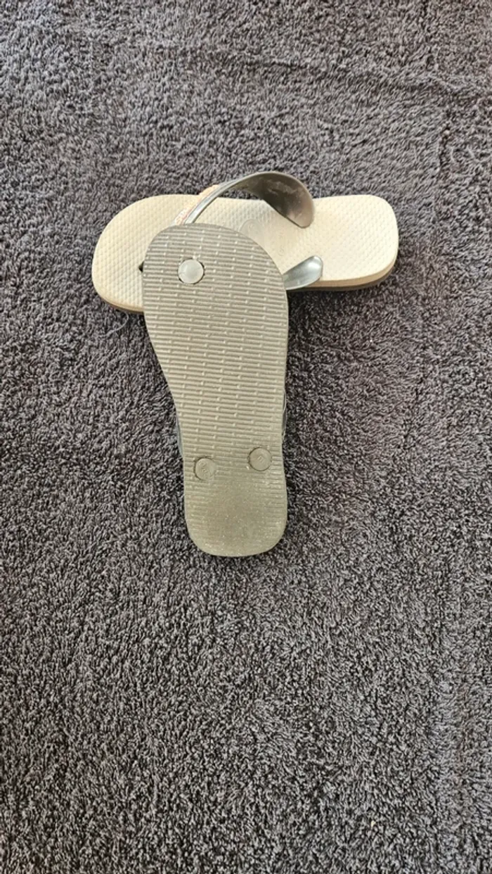 Havaianas - Tong - Gris - Taille : 29-30 - photo numéro 5