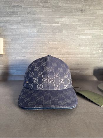 Casquette gucci dubai bleu