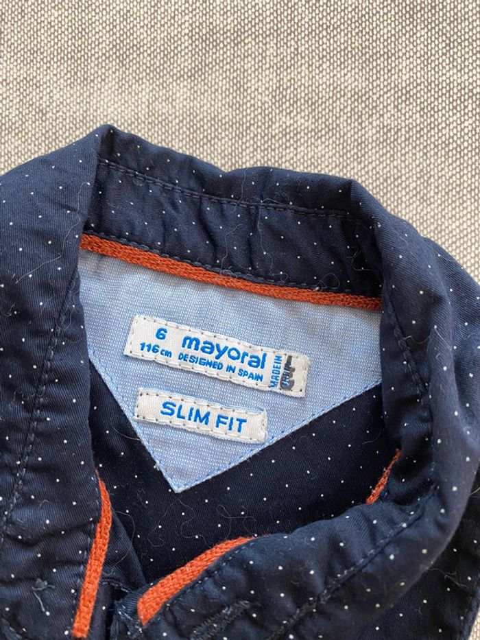 Chemise manches longues 6 ans mayoral - photo numéro 3