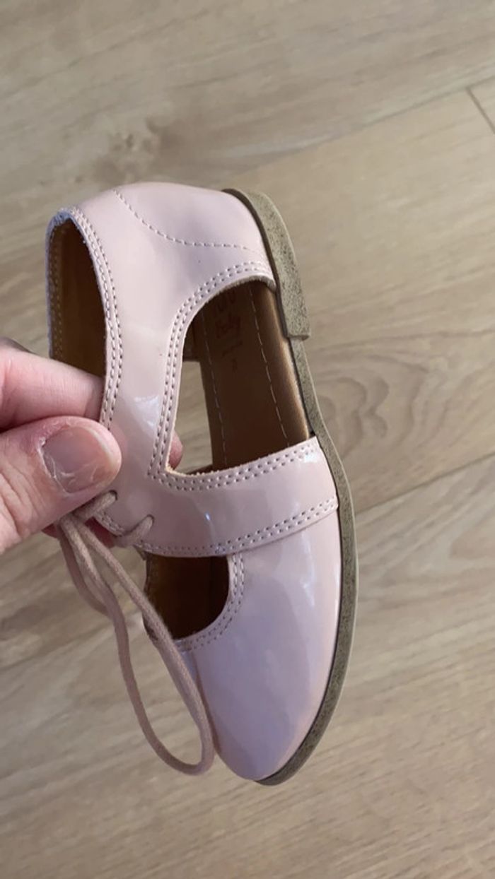 Magnifique ballerines rose poudré vernis zara - photo numéro 6