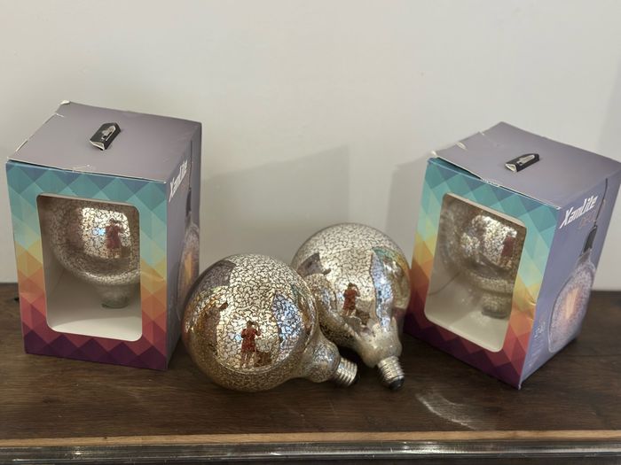 Lot de 4 grosses ampoules décoratives - photo numéro 6