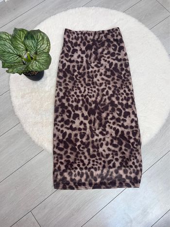 jupe longue imprimée léopard 🌿🐆