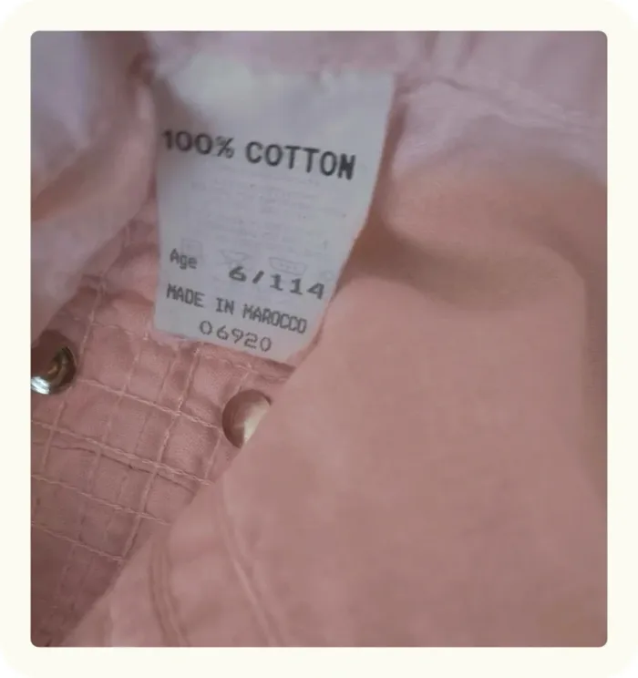 Veste jean rose fille Lee Cooper Taille 6 ans 114 cm - photo numéro 6