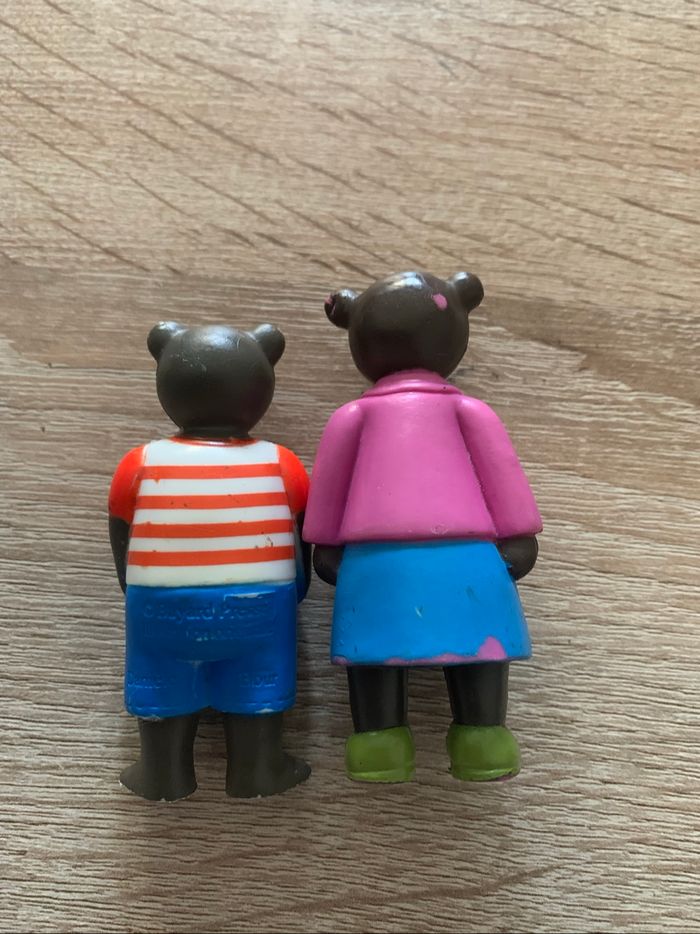 5 figurines petit ours brun - photo numéro 3